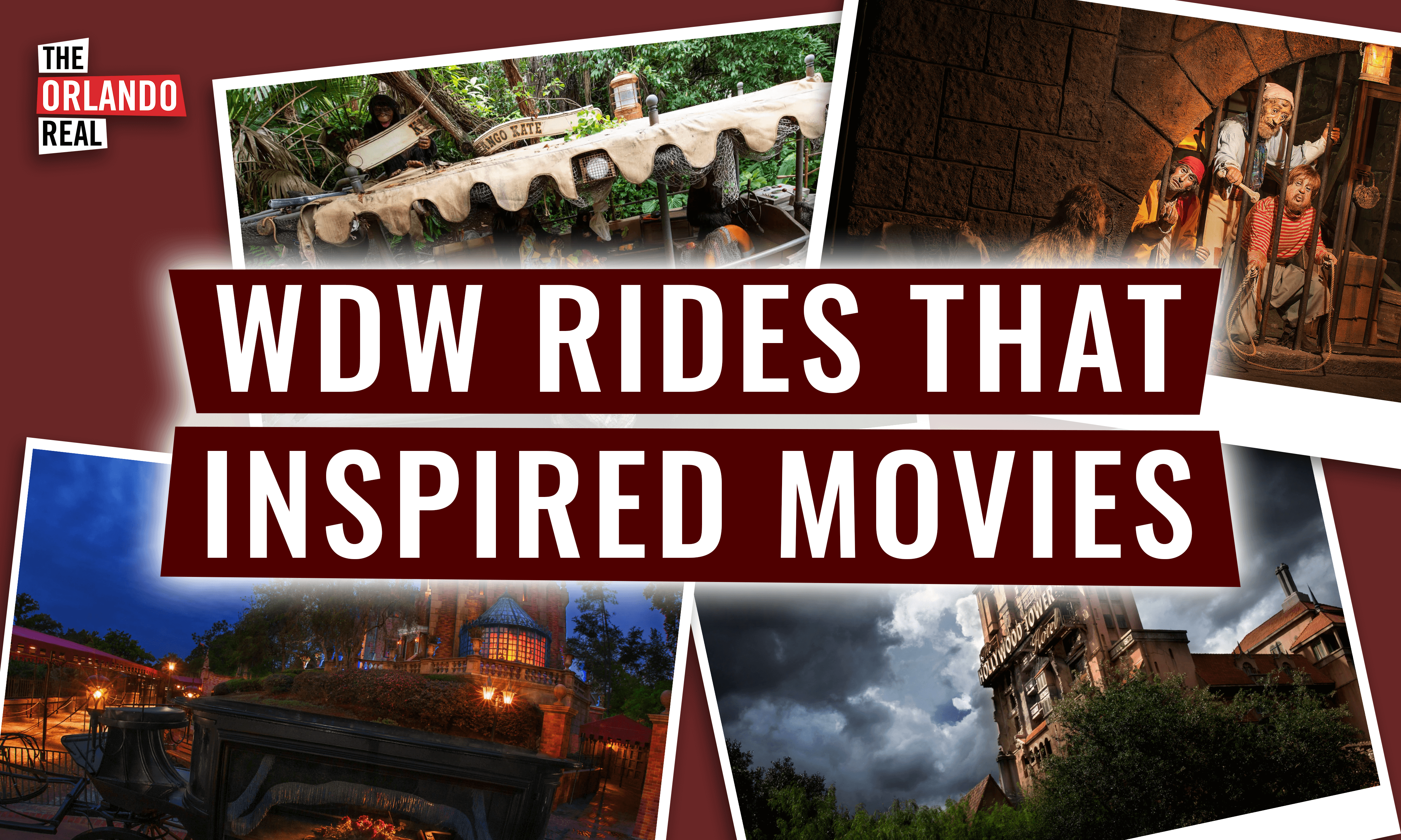 WDW Rides That Inspired Movies